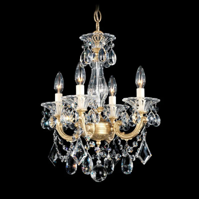 Traditional Crystal  5344 La Scala 4-lt 15" Chandelier