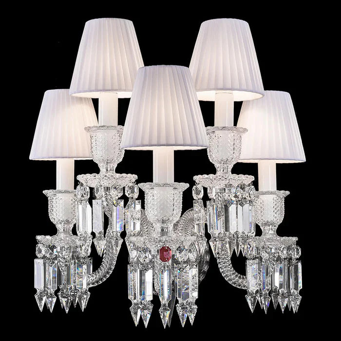 Luxury Bacara Zenith Crystal Wall Sconces