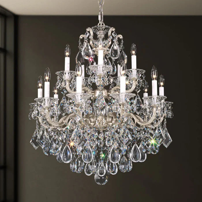 Traditional Crystal  5075 La Scala 15-lt 28" Chandelier