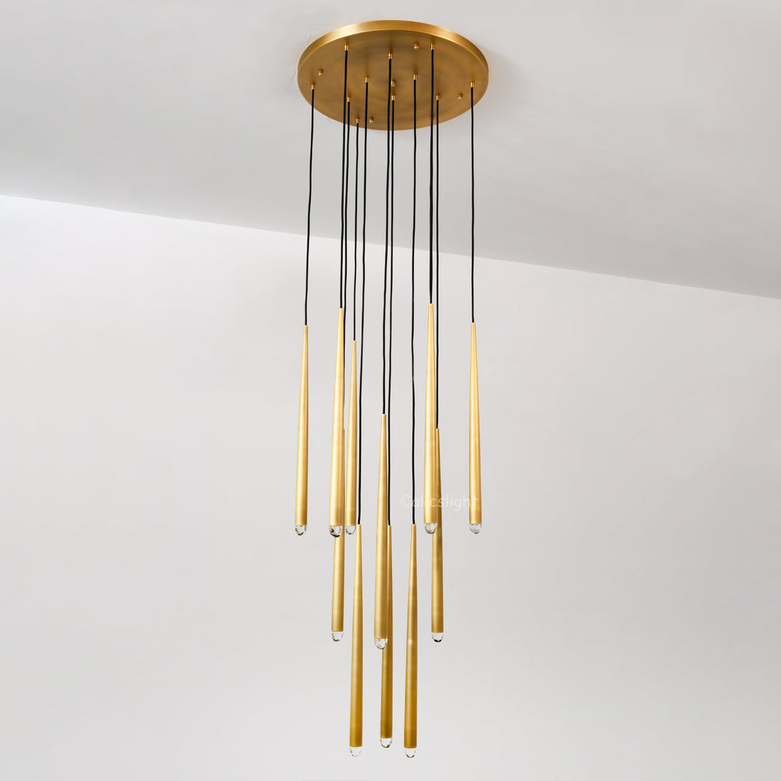 Aureline Brass Round Chandelier 24"