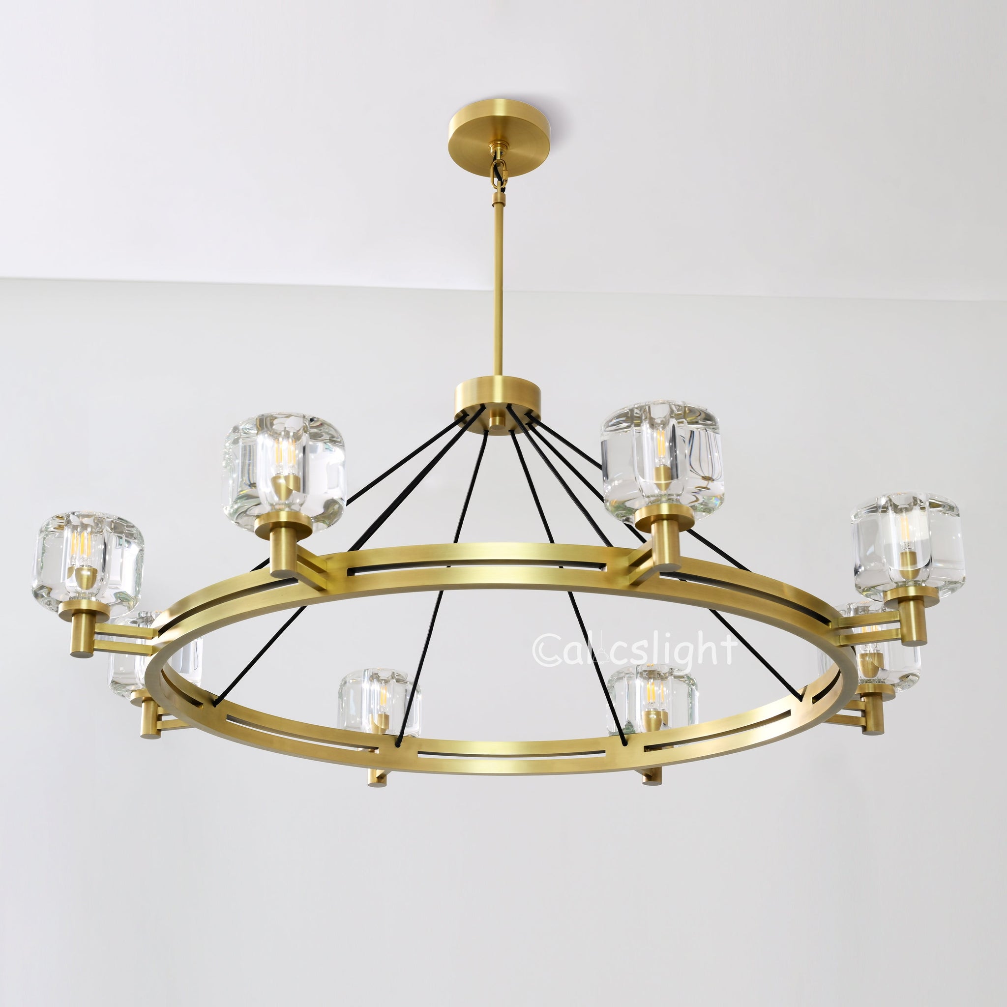 Durane Crystal Round Chandelier 48"