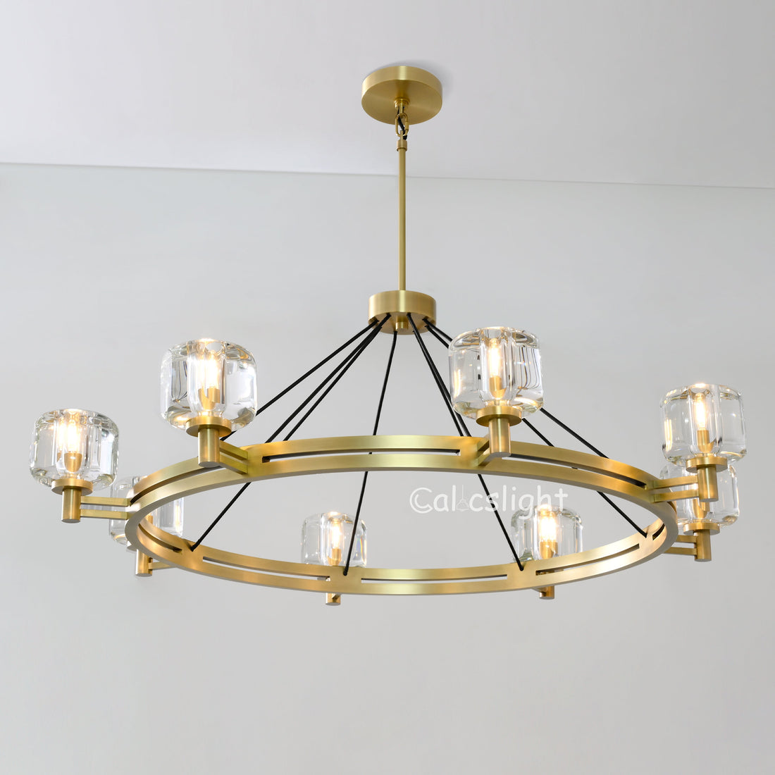 Durane Crystal Round Chandelier 48"