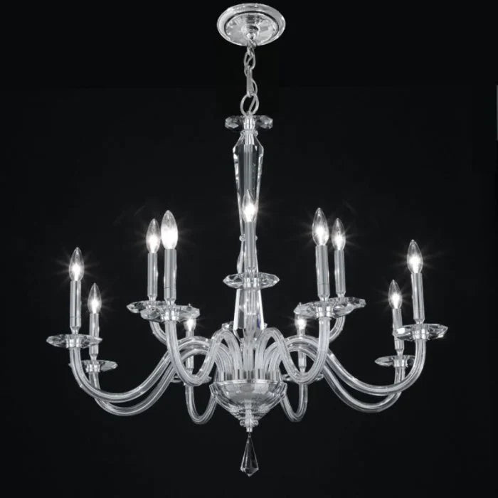 Traditional Crystal S9235 Habsburg 12-lt 35" Chandelier