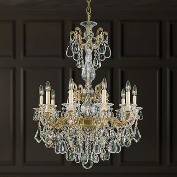 Traditional Crystal  5008 La Scala 10-lt 28" Chandelier