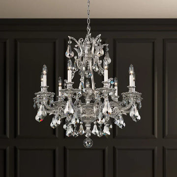 Traditional Crystal 6949 Sophia 9-lt 28" Chandelier