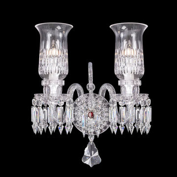 Elegance Crystal Cup Bacara Wall Sconce